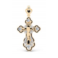 Крест с эмалью